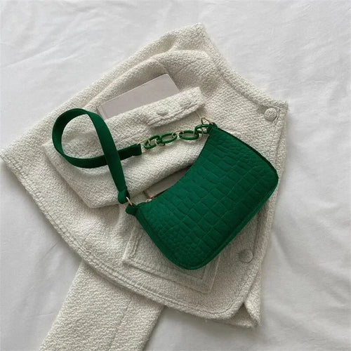 Popular Retro Gentle Temperament Small Square Bag 2024 Autumn Shoulder